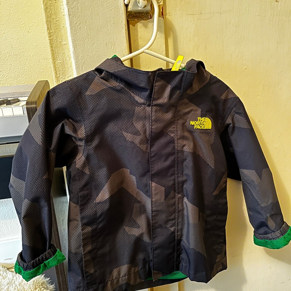 North Face raincoat 2T size